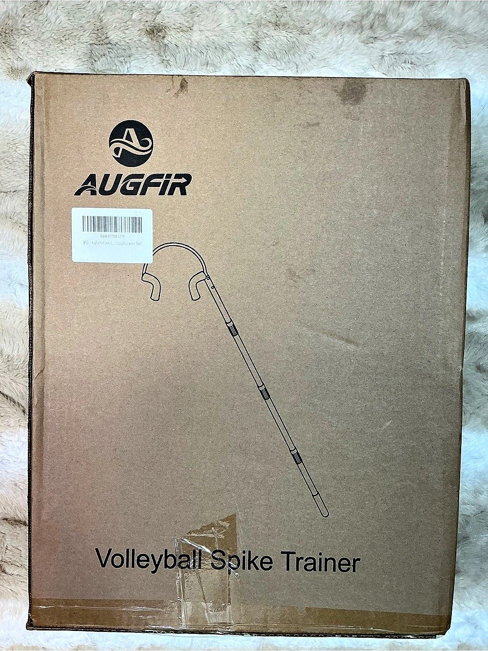 AugFir Volleyball Spike Trainer Adjustable Hitting Training Aid 55-71” NEW